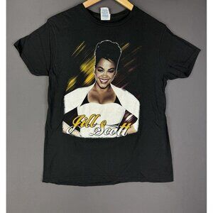 Vintage Y2K Jill Scott RnB Summer Tour Concert Promo Black Shirt Medium